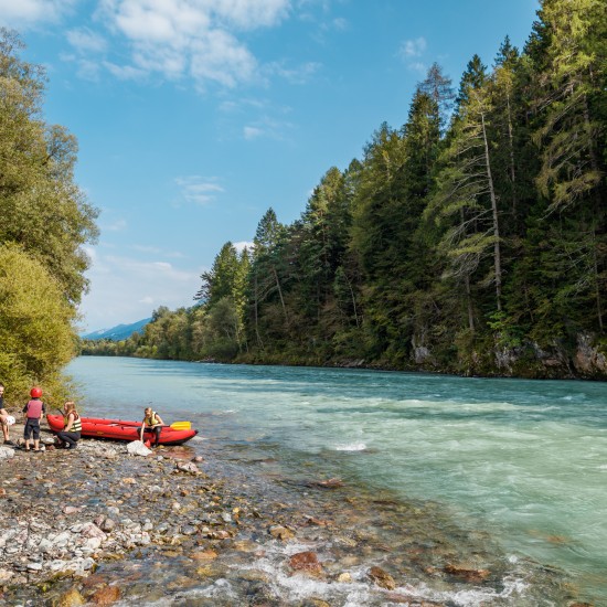 Paddelspaß auf der Drau